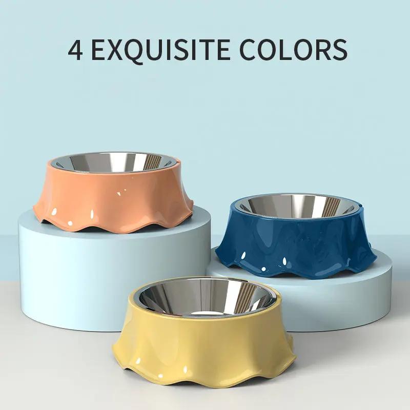 Stainless Steel Pet Feeding Bowl for Cats and Dogs - Non-Slip Design - AllvueCo