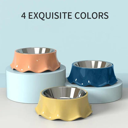 Stainless Steel Pet Feeding Bowl for Cats and Dogs - Non-Slip Design - AllvueCo