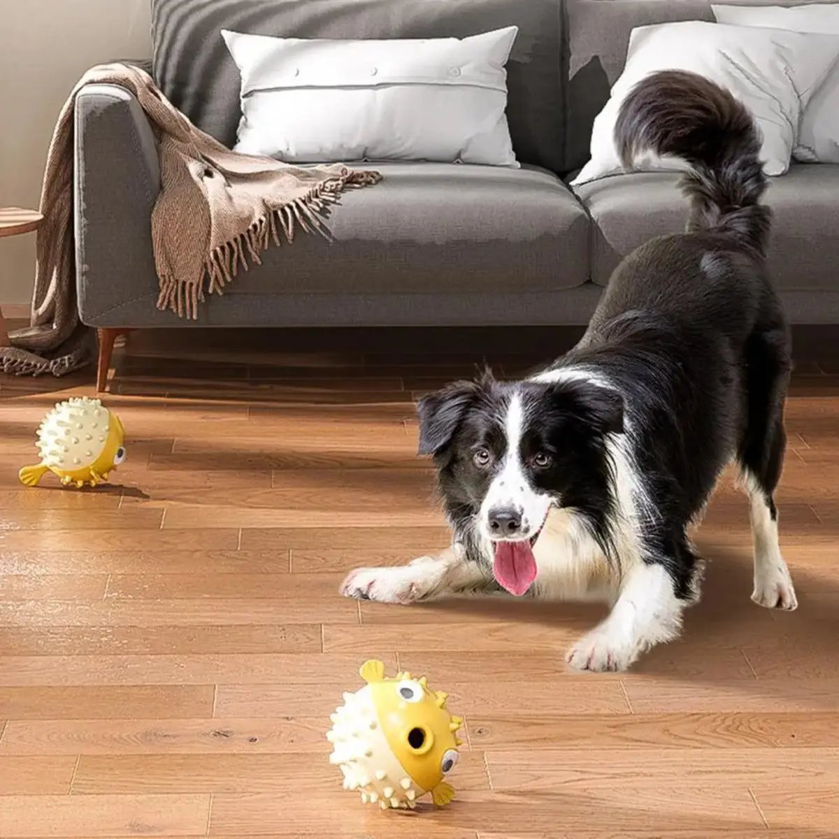 Dog Chew Toy, Dog Squeaky Toy For Aggressive Chewers, Tough | Electronic Learning Toys - AllvueCo