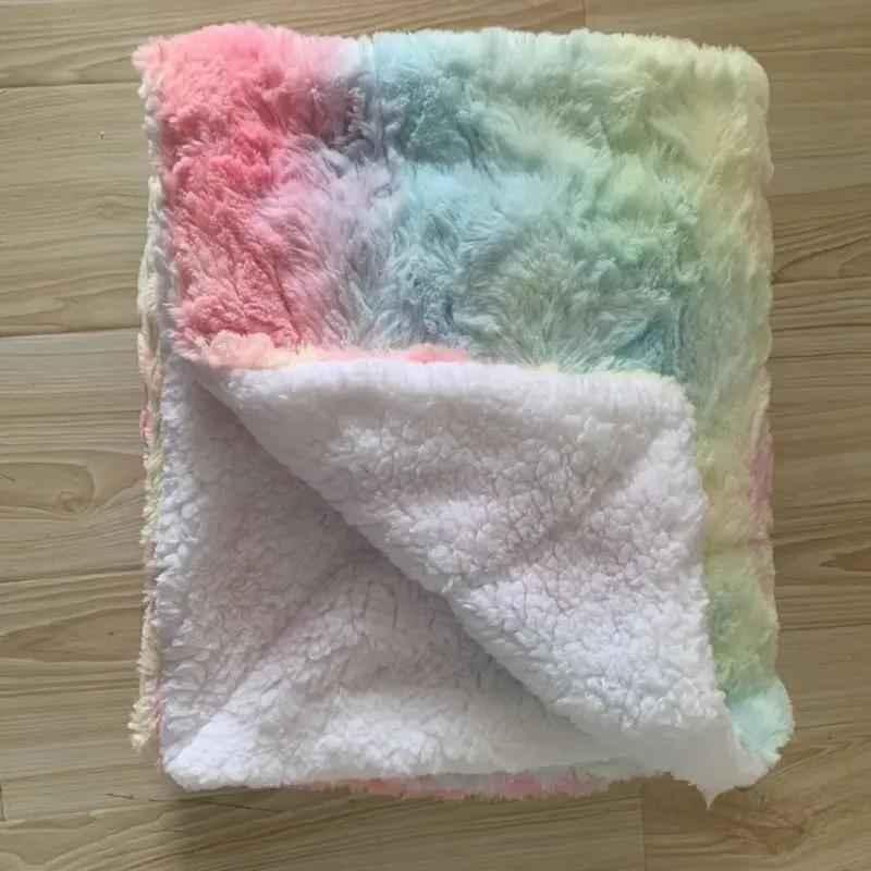 Thickened Flannel Lamb Wool Blanket - Cozy Double Leisure Blanket