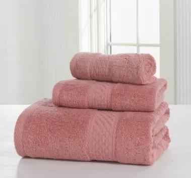 Cotton Soft Bath Towel Set - Double-Sided, Thick, Absorbent, and Skin-Friendly Comfort