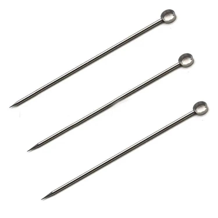 Stainless Steel Cocktail Picks – 11cm Reusable Drink & Garnish Stirrers - AllvueCo