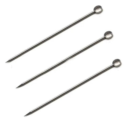 Stainless Steel Cocktail Picks – 11cm Reusable Drink & Garnish Stirrers - AllvueCo