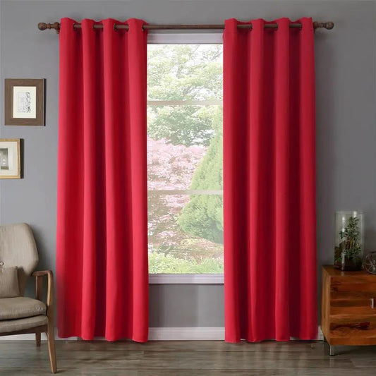 Curtain Bedroom Shade Cloth Single Piece - Stylish Window Treatment - AllvueCo