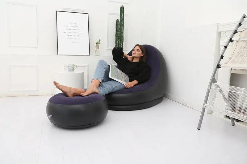 Lazy Bean Bag With Inflatable Folding Sofa - AllvueCo