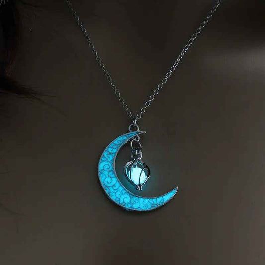 Glowing Pendant Necklaces Silver Plated Chain Necklaces | Jewelry & Accessories - AllvueCo