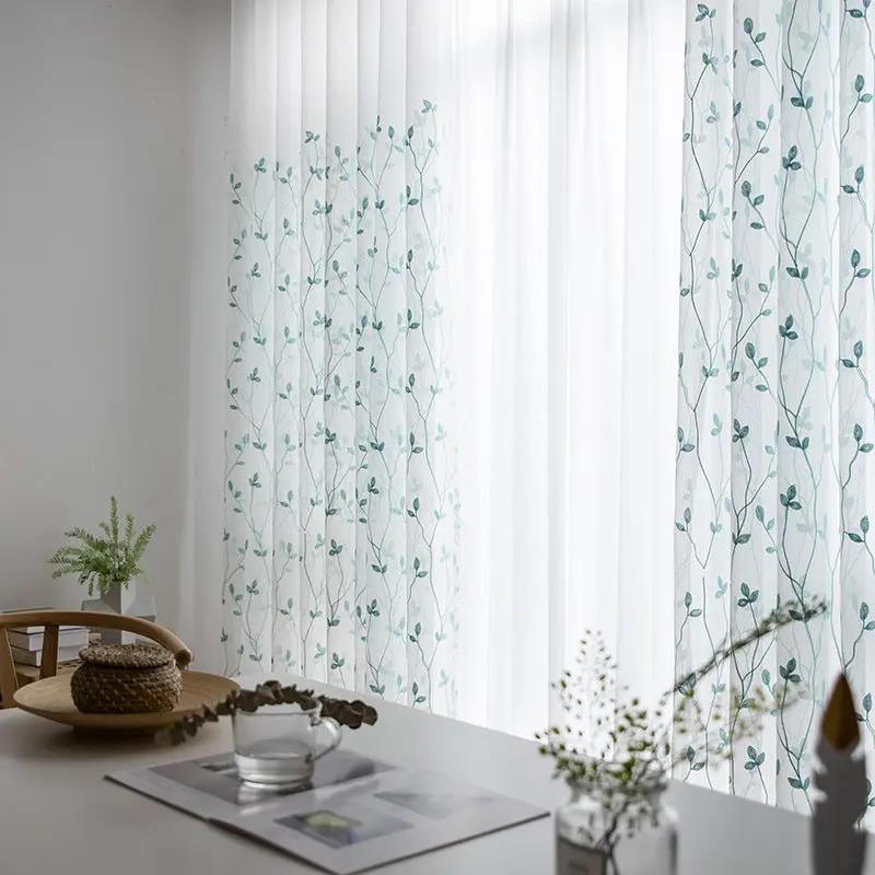 Gauze Curtain for Bedroom and Sitting Room - Rural Wind Design - AllvueCo