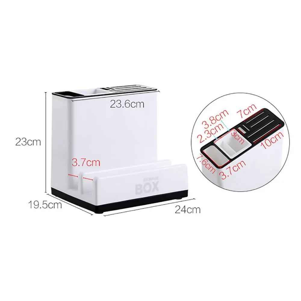 Multi-Functional Kitchen Storage Rack for Optimal Knife and Tableware Organization