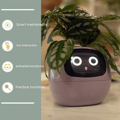 Smart Planter with AI Sensors – Interactive Plant Care with 49+ Expressions & Real-Time Monitoring AllvueCo