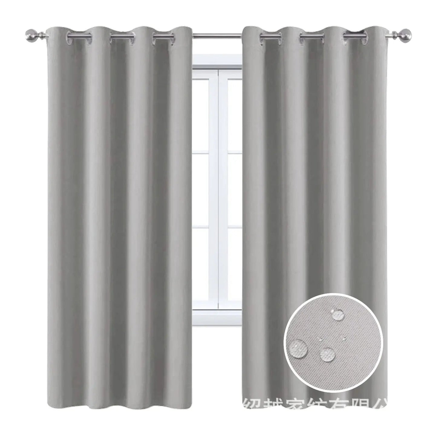 Full Blackout Curtain with Black Lining for Light Control - AllvueCo