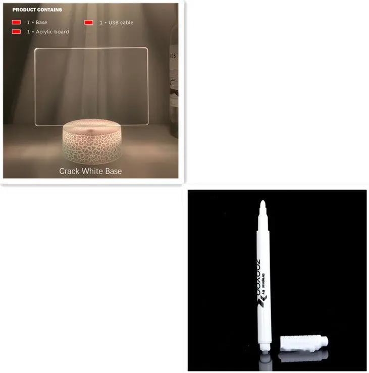 Rewritable Night Light With Display Panel My Store