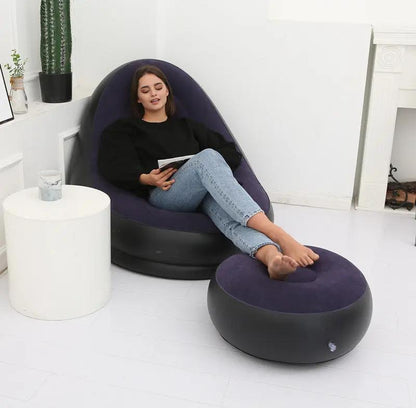 Lazy Bean Bag With Inflatable Folding Sofa - AllvueCo