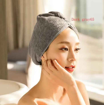 Women's Hair Dryer Cap - Quick Drying Absorbent Towel for Effortless Hair Care