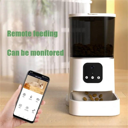 Pet Automatic Feeder with Smart Voice Recorder and App Control - AllvueCo