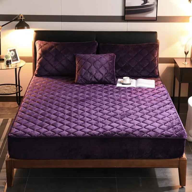 Crystal Fleece Bed Cover - Stylish and Functional Padded Bedding