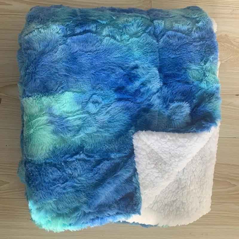 Thickened Flannel Lamb Wool Blanket - Cozy Double Leisure Blanket