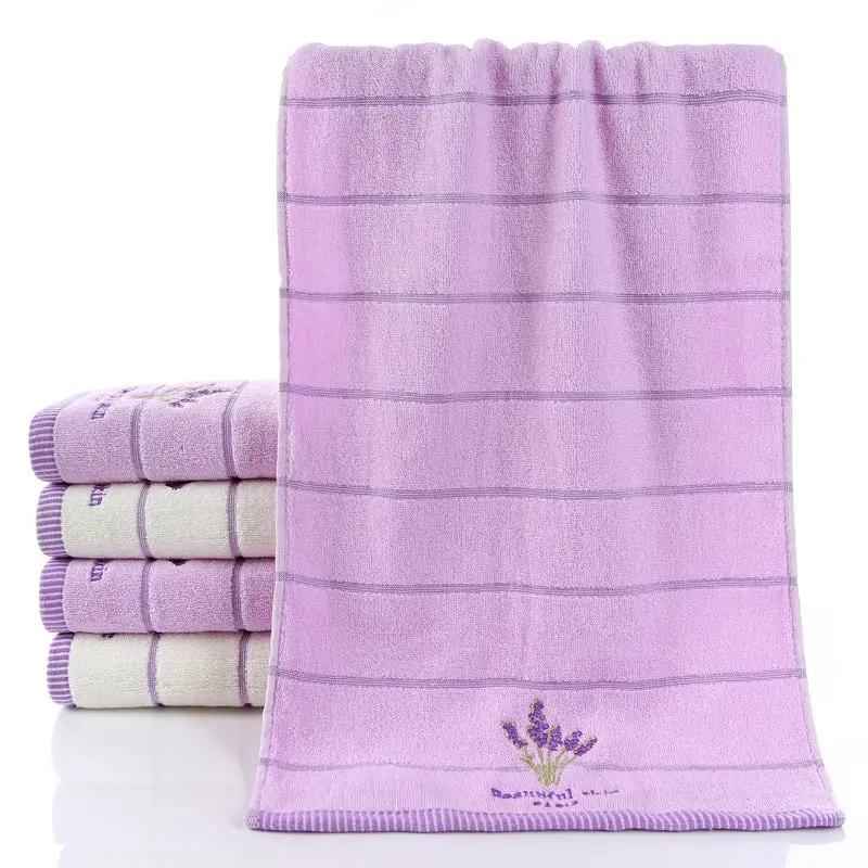 Pure Cotton Embroidered Face Towel - 32 Strand Quality Wash Towel