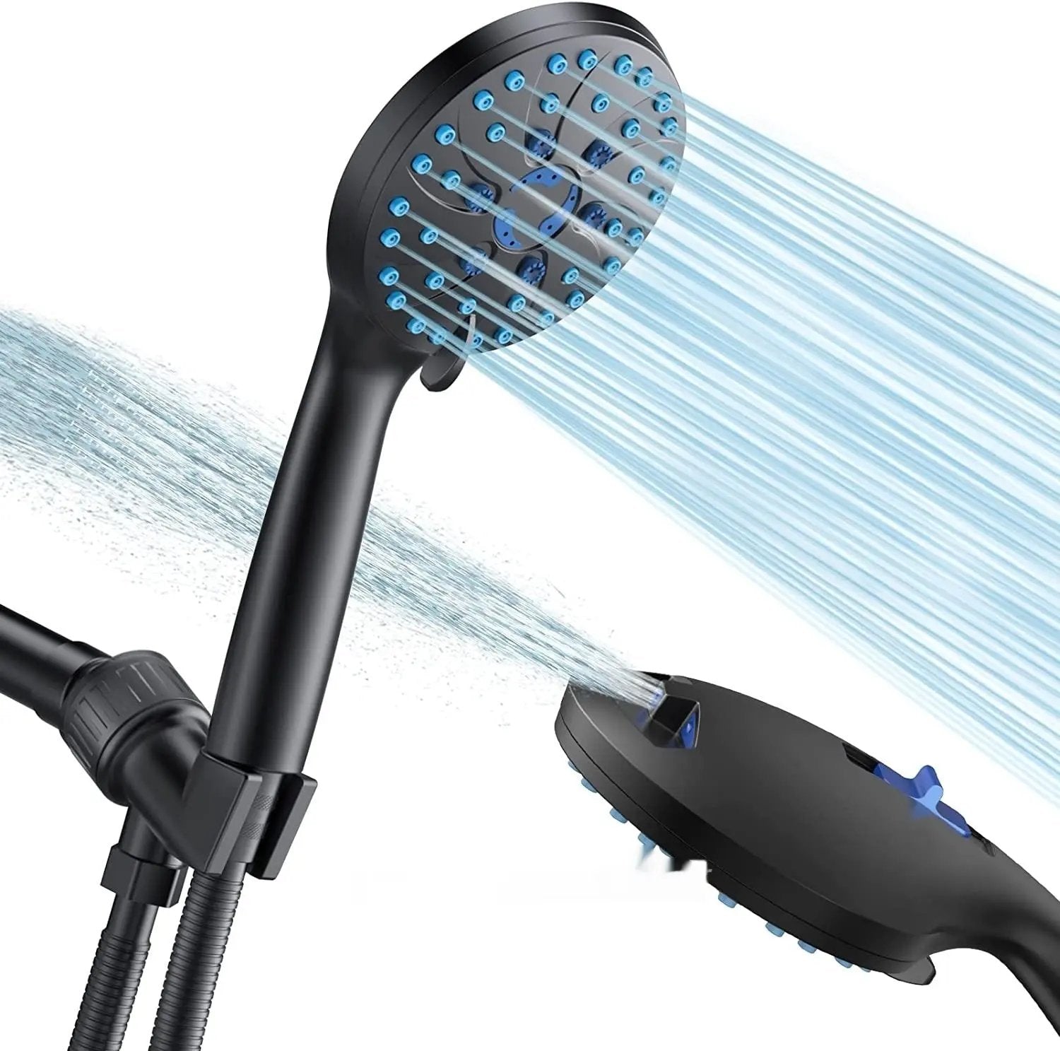 Handheld Shower with 2 Gear Spray Gun - Supercharged Shower System - AllvueCo