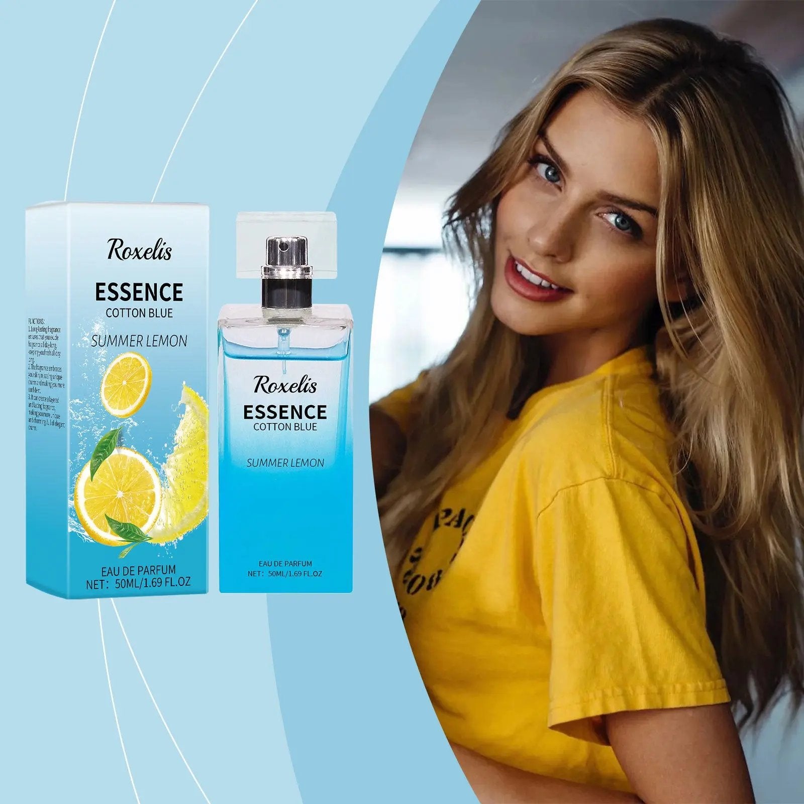 Summer Lemon Perfume – Fresh Citrus Fragrance for Women & Men (50ml) - AllvueCo