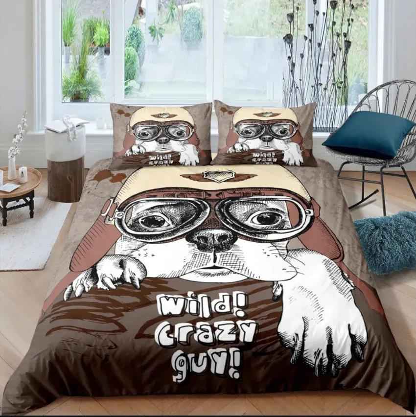3D Pug Bedding Set - Stylish Digital Printing Home Decor