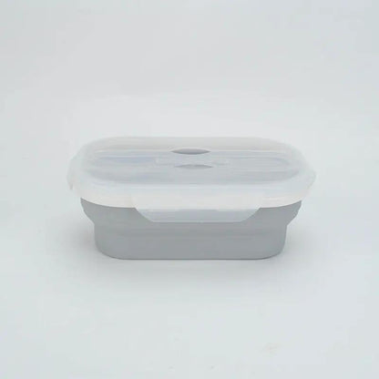 Portable Foldable Silicone Lunch Box - Convenient Meal Container - AllvueCo