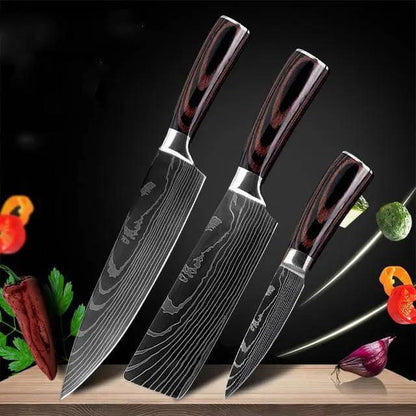Carpenter's Special Set 6-Piece and 8-Piece Knife Set for Cooking - AllvueCo