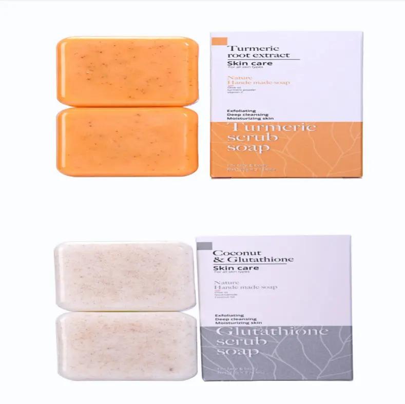 Frosted Handmade Cleansing Bath Turmeric Soap - Natural Skin Care - AllvueCo