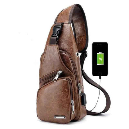Waterproof One-Shoulder Messenger Bag for Casual Use
