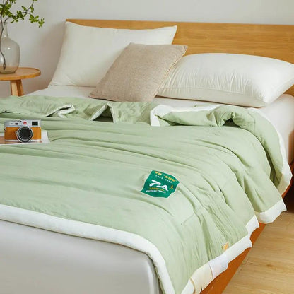 Antibacterial Raw Cotton Washable Summer Cool Quilt - Quality Bedding - AllvueCo