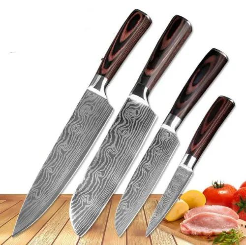 Carpenter's Special Set 6-Piece and 8-Piece Knife Set for Cooking - AllvueCo