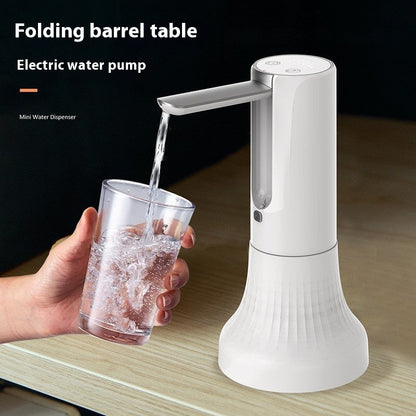 Wireless Electric Water Dispenser – LED Screen, Foldable Pump for Bottled & Mineral Water AllvueCo