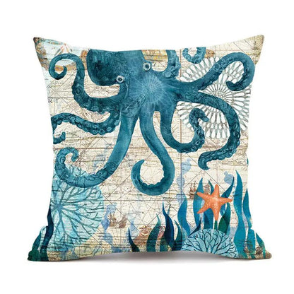Sea Turtle Printed Throw Pillowcases for Home Decor - AllvueCo