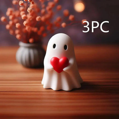 Halloween Middle Finger Love Ghost Ornaments - Decorative Halloween Decor - AllvueCo