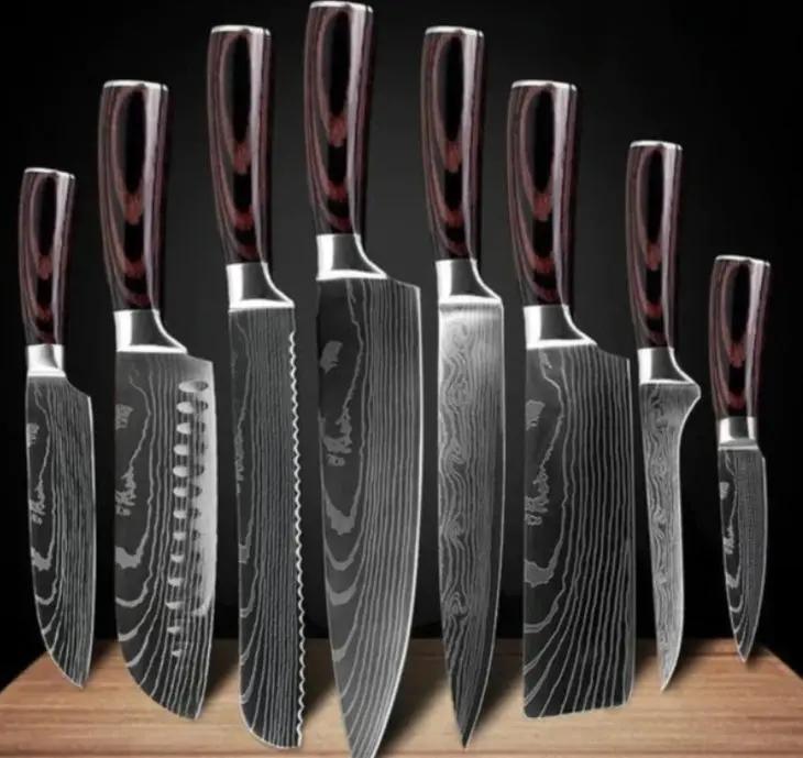 Carpenter's Special Set 6-Piece and 8-Piece Knife Set for Cooking - AllvueCo