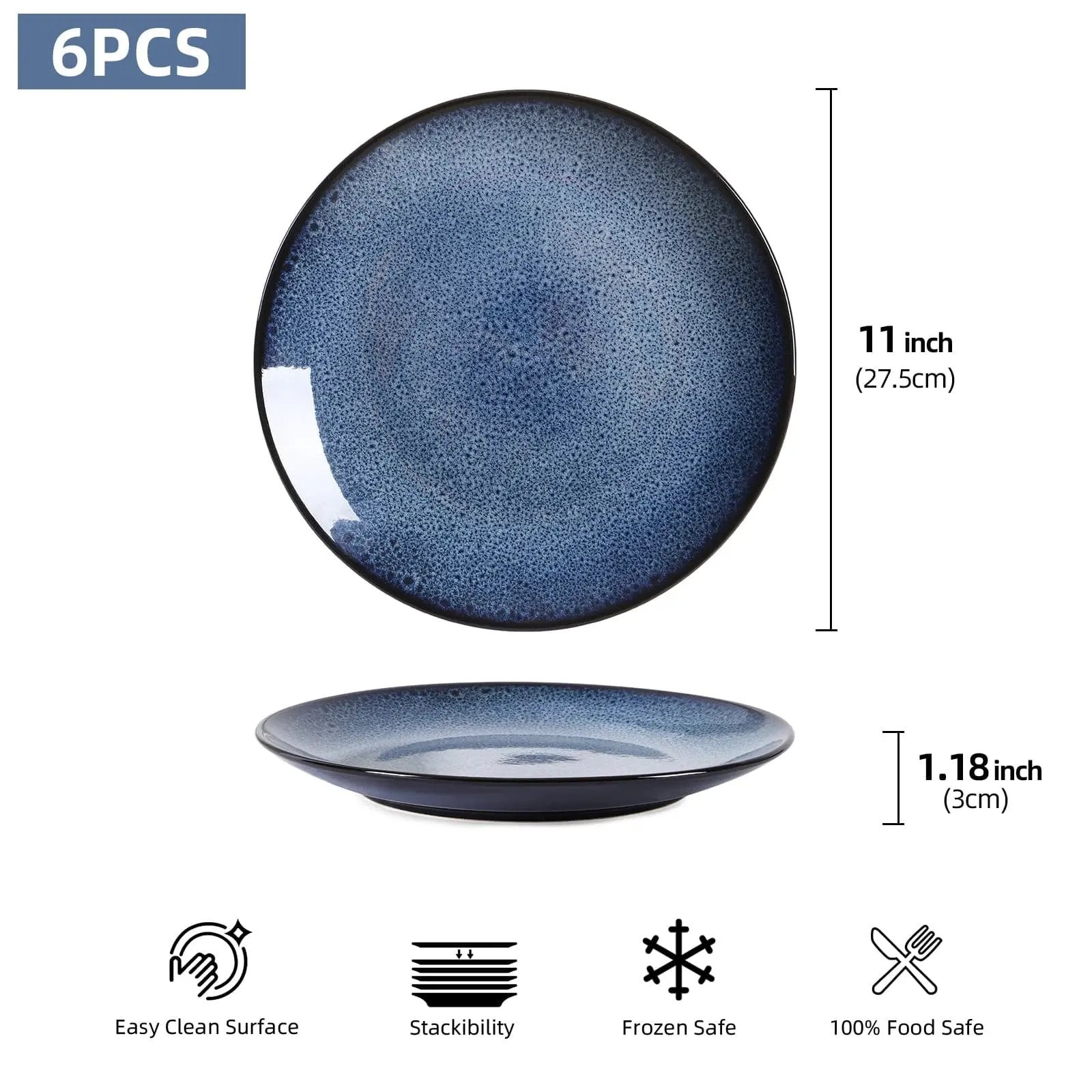 Plate Set - 6 Pieces - AllvueCo