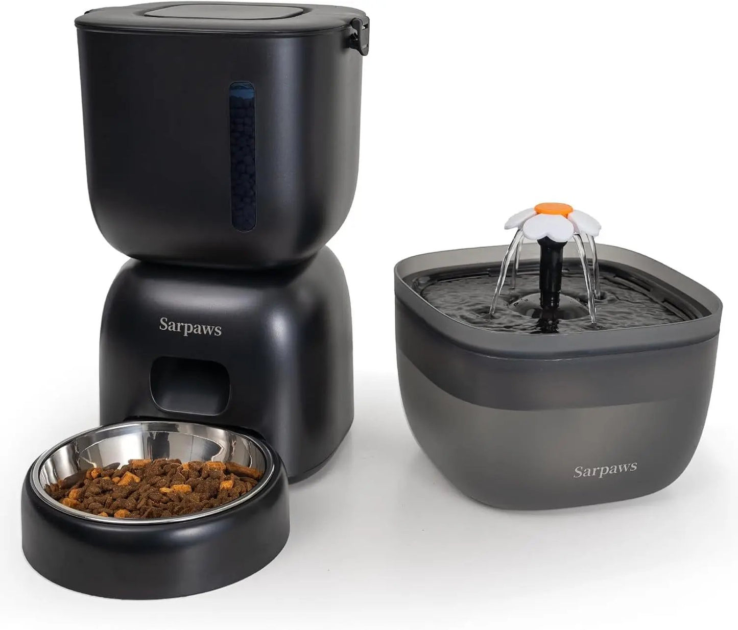 Smart Cat Feeding System – Dual Power Automatic Cat Feeder & Water Dispenser - AllvueCo