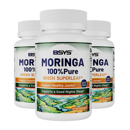 Moringa Capsules – Antioxidant & Anti-Inflammatory Supplement for Overall Health (60 Capsules) - AllvueCo