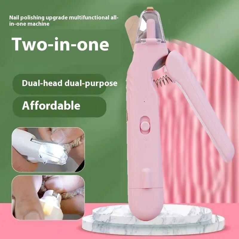 2-in-1 Pet Nail Clippers with LED Light – Safe Trimming for Dogs & Cats My Store