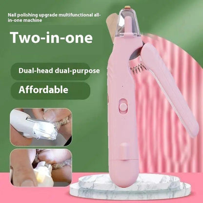 2-in-1 Pet Nail Clippers with LED Light – Safe Trimming for Dogs & Cats My Store