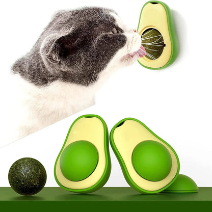 Cute Avocado Catnip Toy Cat Teeth Cleaning Toy Cat Supplies | Electronic Learning Toys - AllvueCo