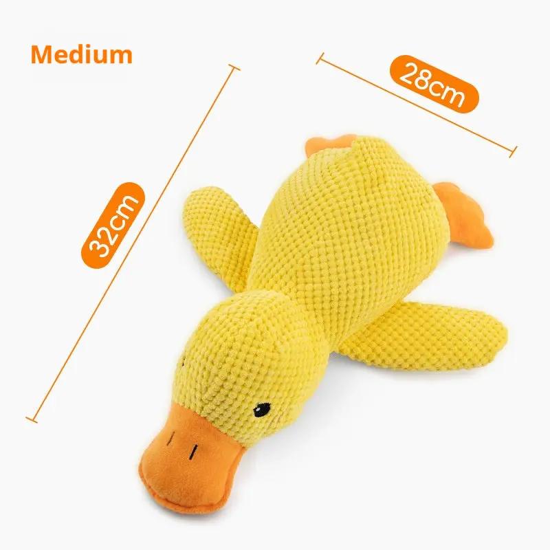 Pet Plush Toy Dog Calming Duck Stuffed Duck Toy Chew Toy Squ | Electronic Learning Toys - AllvueCo