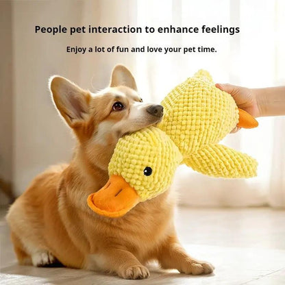 Pet Plush Toy Dog Calming Duck Stuffed Duck Toy Chew Toy Squ | Electronic Learning Toys - AllvueCo