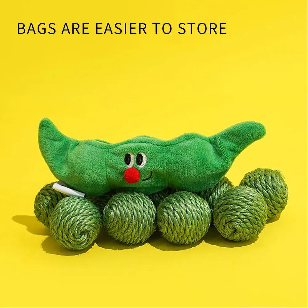 3pcs Cat Toy Balls, Interactive Pet Play Balls Sisal Rope - AllvueCo