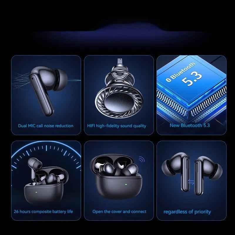 Wireless Bluetooth Noise Reduction Headphones for Smartphones