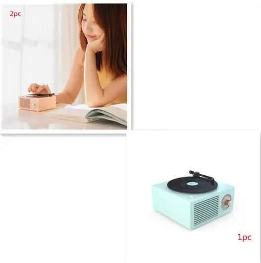 Wireless Retro Phonograph Speaker - Mini Portable Bluetooth-Compatible Design