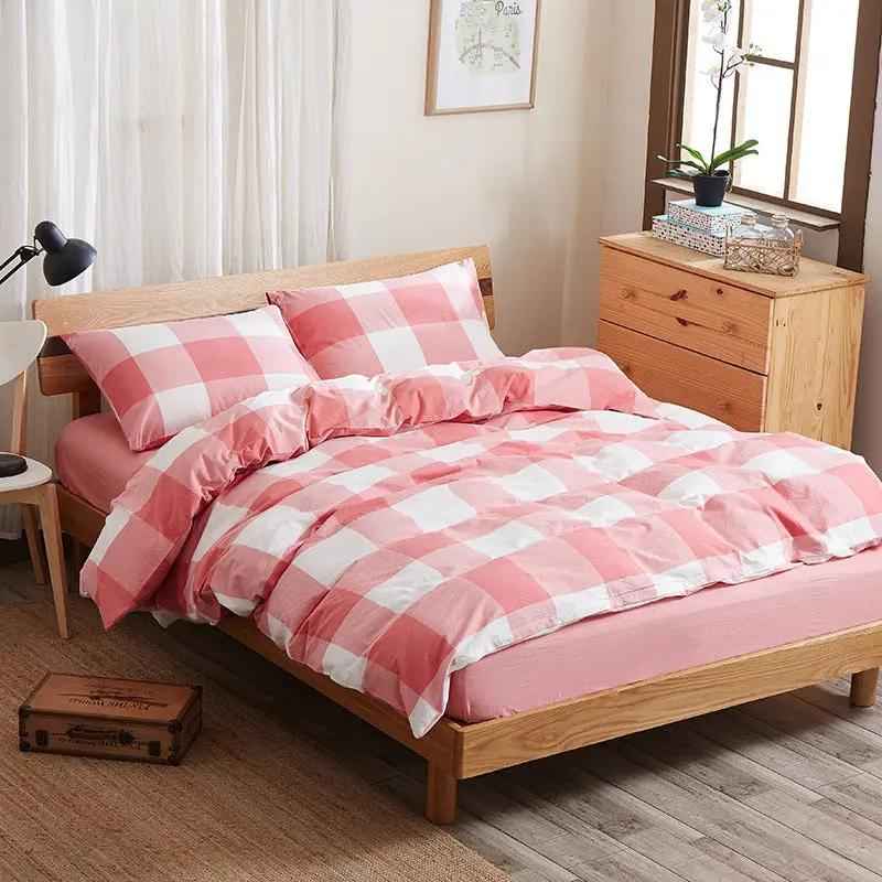 Pure Cotton Bed Sheet Set - Quality Four-Piece Bedding Collection
