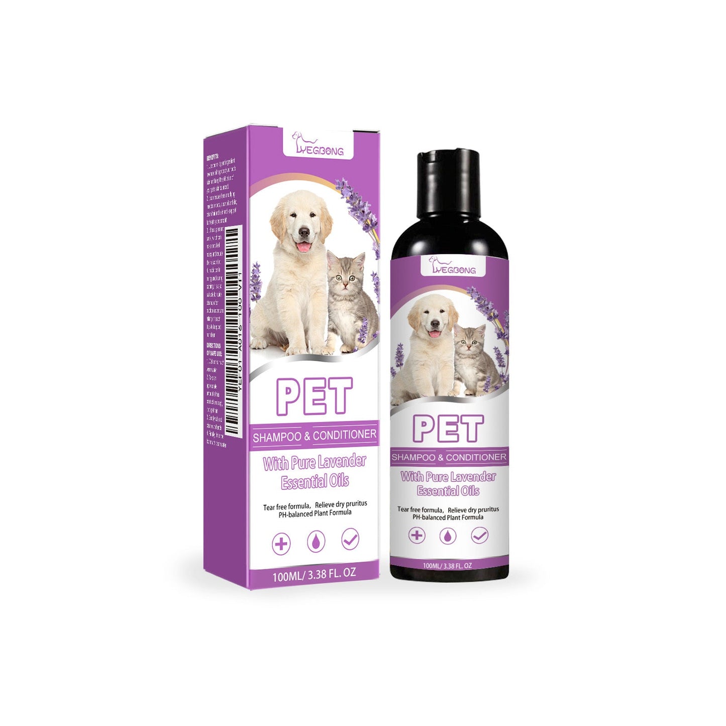 Pet Shampoo for Dogs – Anti-Itch, Coat Softening & Detangling Formula | 100ml Natural Grooming Solution - AllvueCo
