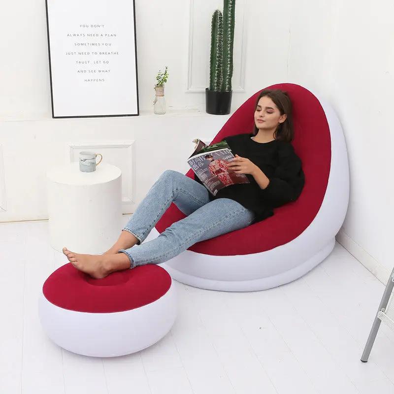 Lazy Bean Bag With Inflatable Folding Sofa - AllvueCo