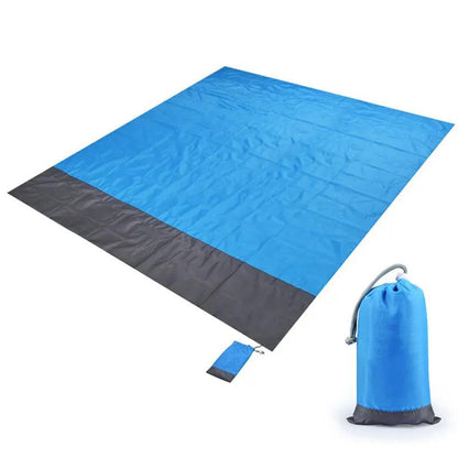 Portable Waterproof Picnic Mat – Foldable Beach Blanket with Carry Bag & Pegs - AllvueCo