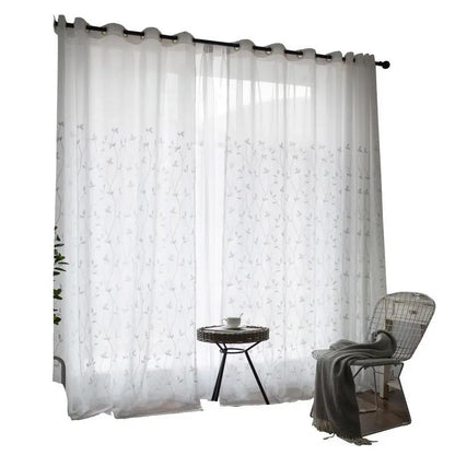 Gauze Curtain for Bedroom and Sitting Room - Rural Wind Design - AllvueCo